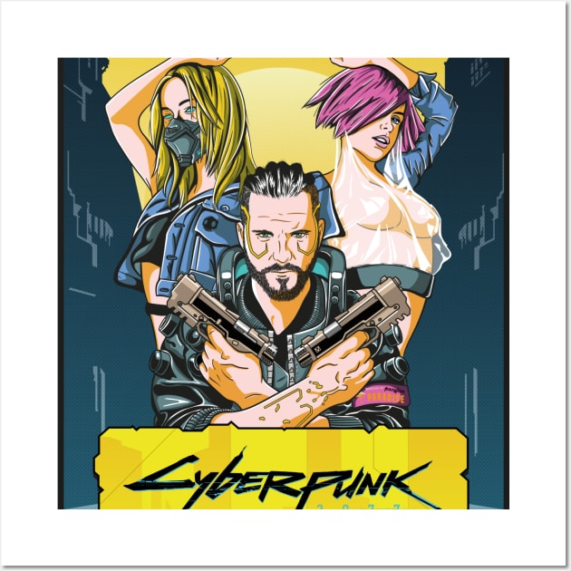 Cyberpunk 2077 Wall Art by Helveola